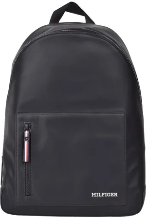 Tommy Hilfiger Homme, Sacs, Noir, Taille: ONE Size Sac à Dos Élégant avec Fermeture Éclair