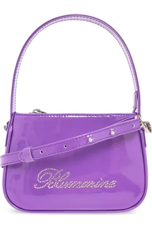 BLUMARINE Femme, Sacs, Violet, Taille: ONE Size Sac à bandoulière en cuir verni