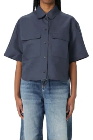 Colmar Femme, Blouses et Chemises, Bleu, Taille: 40 FR Chemises Élégantes Collection