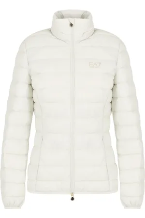 EA7 Femme, Vestes, , Taille: 36 FR Doudoune Légère Argentée
