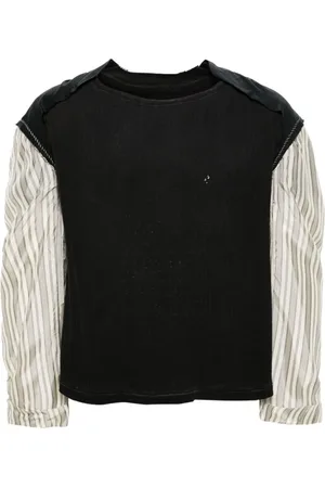 Maison Margiela Homme, Tops, Noir, Taille: S Deconstructed Top T-Shirt