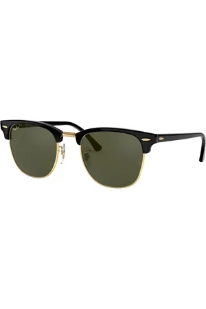 Ray-Ban Unisex, Accessoires, Noir, Taille: 55 MM Lunettes de Soleil Clubmaster Classiques