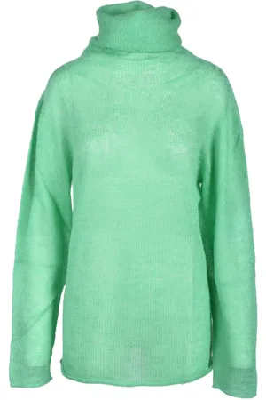 PINK MEMORIES Femme, Pulls, Vert, Taille: 38 FR Maglia