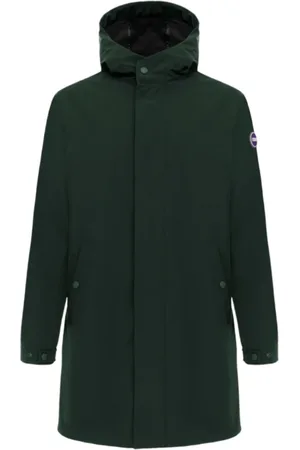 Colmar Femme, Manteaux, Bleu, Taille: 50 FR Trench-coat à capuche pour homme