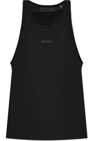 FEAR OF GOD Femme, Tops, Noir, Taille: 34 FR Haut avec logo