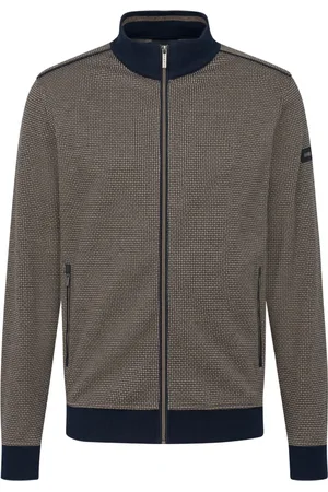 Bugatti Homme, Vestes, Gris, Taille: 2XL Vestes Taupe Modèle Élégant