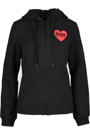 Moschino Femme, Sweatshirts et sweats à capuche, Noir, Taille: 34 FR Maglia