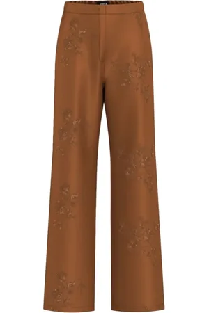 MARELLA Femme, Pantalons, Brun, Taille: 38 FR Pantalon Élégant avec 100% Composition
