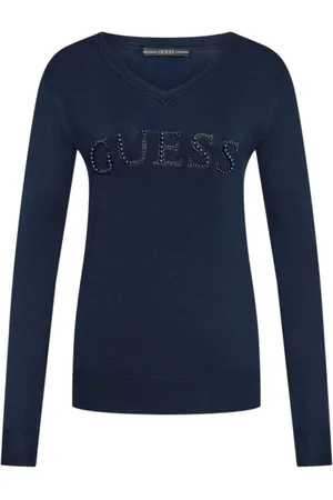 Guess Femme, Pulls, Bleu, Taille: 38 FR Pull Anne vs LS