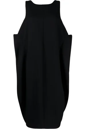 Comme des Garçons Femme, Robes, Noir, Taille: 38 FR Robe Puffball en Laine Noire