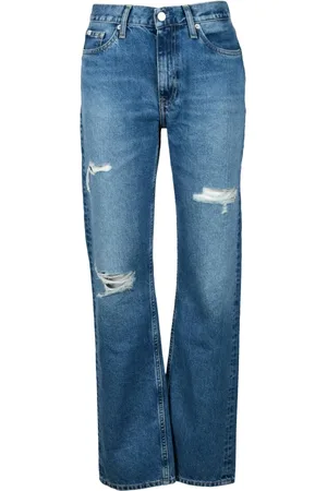 Calvin Klein Femme, Jeans, Bleu, Taille: W30 Jean en coton