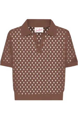 MC2 SAINT BARTH Femme, Tops, Brun, Taille: 40 FR T-shirts et Polos marron