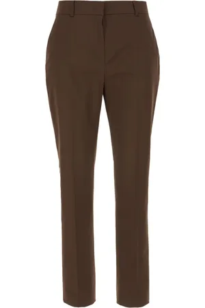 Max Mara Femme, Pantalons, Brun, Taille: 36 FR Pantalons Élégants pour Femmes