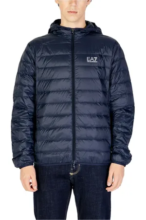 EA7 Homme, Vestes, Bleu, Taille: M Veste Bleue Automne/Hiver Homme