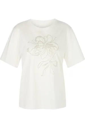 Marc Cain Femme, Tops, Blanc, Taille: 42 FR T-shirt blanc