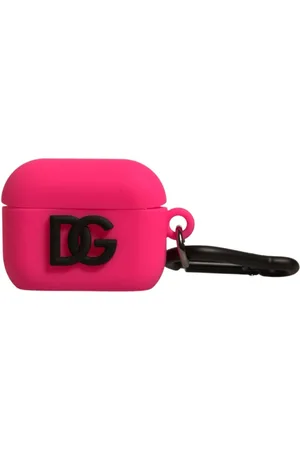 Dolce & Gabbana Unisex, Accessoires, Rose, Taille: ONE Size Étui Airpods Rose avec Détails du Logo