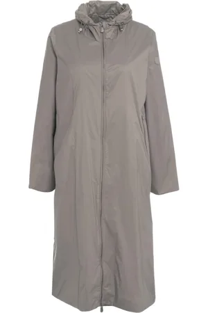 save the duck Femme, Manteaux, Gris, Taille: 38 FR Imperméable Cloud avec Capuche