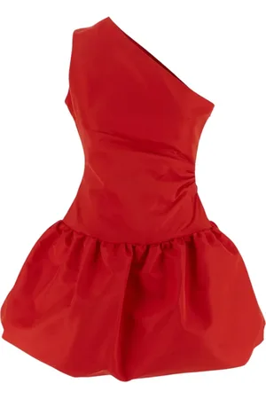 Patou Femme, Robes, Rouge, Taille: 36 FR Robe Mini Asymétrique Une Épaule