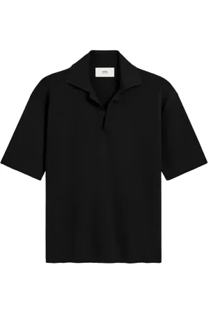 Ami Femme, Tops, Noir, Taille: 38 FR Polo Casual