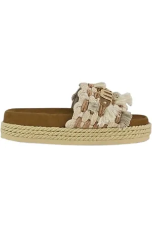 Mou Femme, Chaussures, Brun, Taille: 36 EU Frange Monoband Sandale Corde