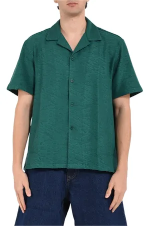 Arte Antwerp Homme, Chemises, Vert, Taille: M Chemise Tricot Crochet
