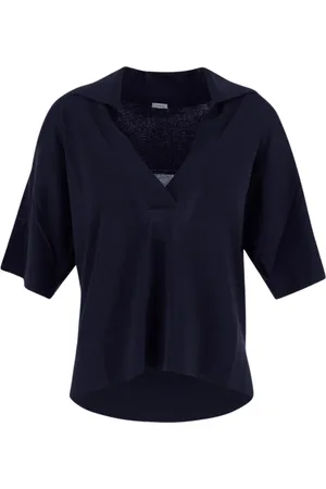 Malo Femme, Blouses et Chemises, Bleu, Taille: 40 FR Polo élégant pour Homme