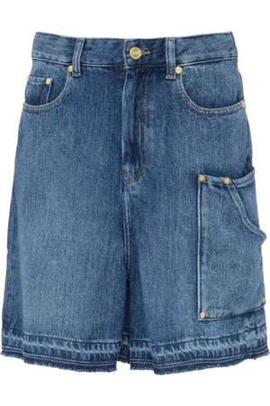 Ganni Femme, Shorts, Bleu, Taille: W26 Shorts en denim Bluevin