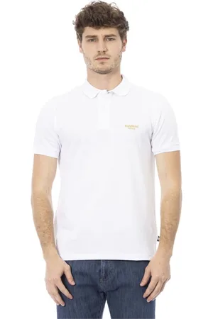 BALDININI Homme, Tops, Blanc, Taille: S Trend Polo avec Logo