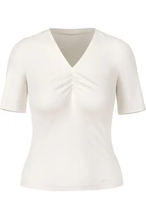 Marc Cain Femme, Tops, Blanc, Taille: 44 FR T-shirt blanc