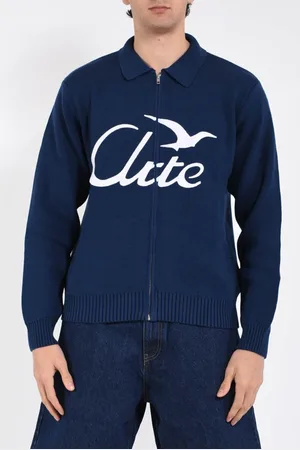 Arte Antwerp Homme, Pulls, Bleu, Taille: 2XL Pull en Tricot avec Logo d