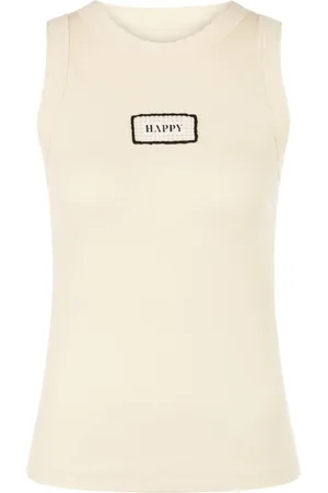 Marc Cain Femme, Tops, , Taille: 42 FR Hauts Crème Collection Élégante