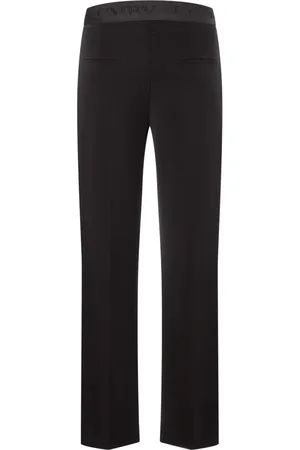Cambio Femme, Pantalons, Noir, Taille: 40 FR Pantalon noir droit avec taille élastique
