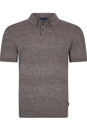 Cavallaro Napoli Homme, Tops, Brun, Taille: M Polo Marron