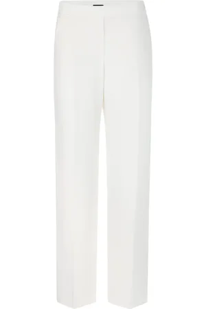 Marc Cain Femme, Pantalons, Blanc, Taille: 42 FR Pantalon Washington Off