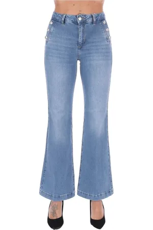 Liu Jo Femme, Jeans, Bleu, Taille: W32 Pantalon Élégant Bottom Up Bleu