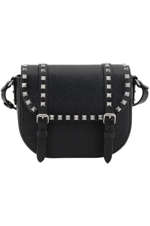 VALENTINO GARAVANI Homme, Sacs, Noir, Taille: ONE Size Rockstud Messenger Sac bandoulière