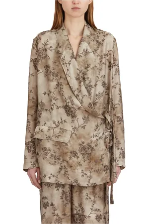 UMA WANG Femme, Vestes, Multicolore, Taille: 38 FR Veste Khloe en Viscose et Cupro