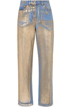 MVP Wardrobe Femme, Jeans, Jaune, Taille: 38 FR Dafne Denim Pants