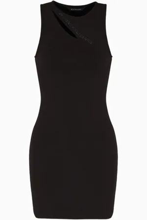 Armani Exchange Femme, Robes, Noir, Taille: 38 FR Robes Noires pour Femmes