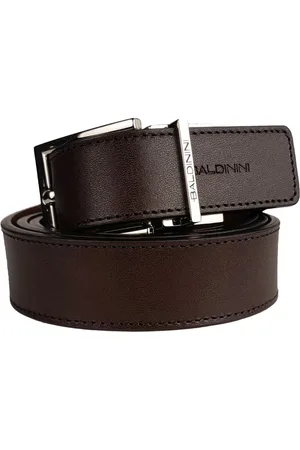 BALDININI Homme, Accessoires, Brun, Taille: 110 CM Ceinture en Cuir Réversible Marron Double Face