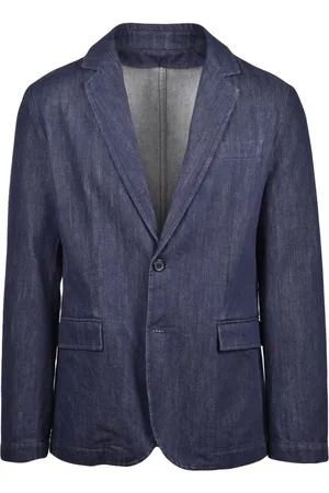 Dondup Homme, Vestes, Bleu, Taille: L Veste blazer en denim, 100% coton