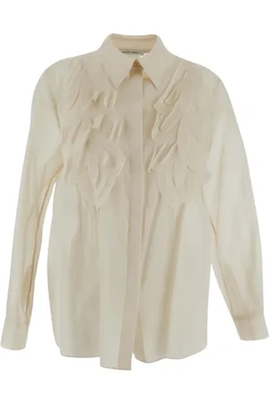 Alberta Ferretti Femme, Blouses et Chemises, , Taille: 36 FR Chemise à volants pour un look élégant
