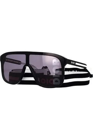 Dior Unisex, Accessoires, Noir, Taille: ONE Size Élégantes lunettes de soleil style masque noir
