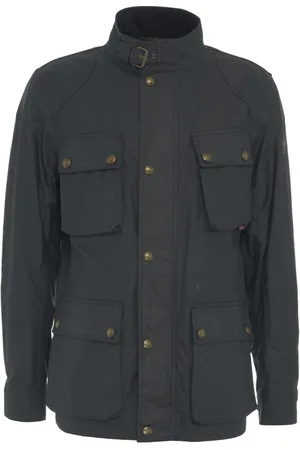 Belstaff Homme, Vestes, Bleu, Taille: L Veste Cirée Fieldmaster
