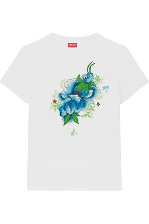 Kenzo Femme, Tops, Blanc, Taille: 40 FR T-shirts et Polos élégants