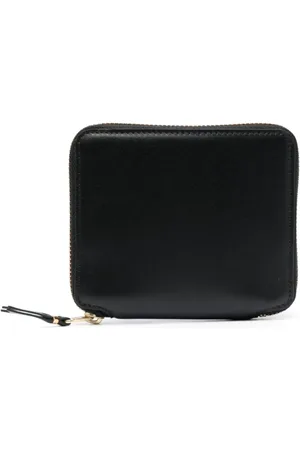 Comme des Garçons Homme, Accessoires, Noir, Taille: ONE Size Portefeuille en Cuir à Carreaux