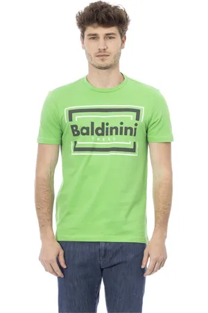 BALDININI Homme, Tops, Vert, Taille: 2XL T-shirt Trend avec Motif Logo