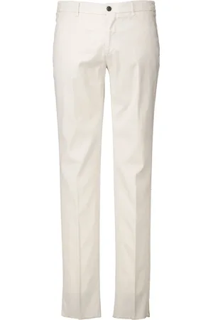 Berwich Homme, Pantalons, , Taille: XS Pantalon Crème Morello Elax