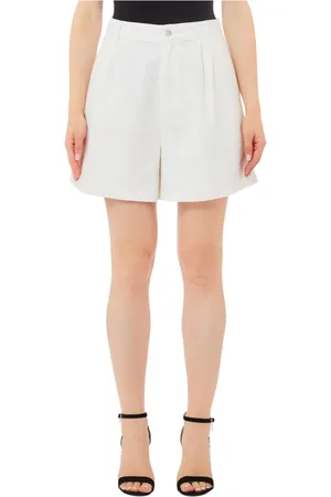 Liu Jo Femme, Shorts, Blanc, Taille: W28 Short Bermuda en Tencel