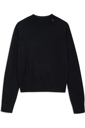 ANINE BING Femme, Pulls, Noir, Taille: 40 FR Pull noir à manches longues